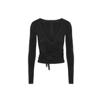 Wickelbluse - Schwarz