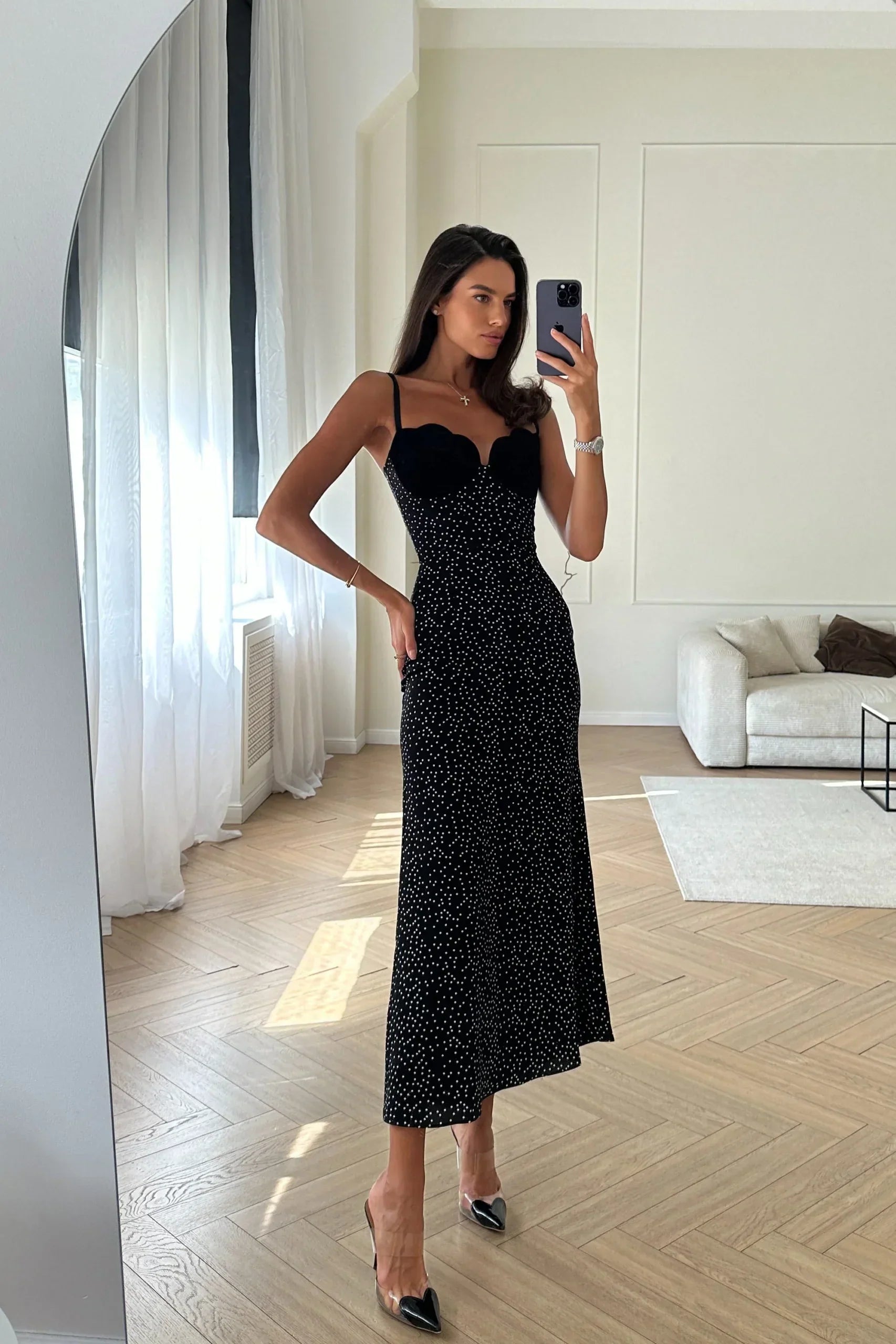 Bianca - Velvet Dress