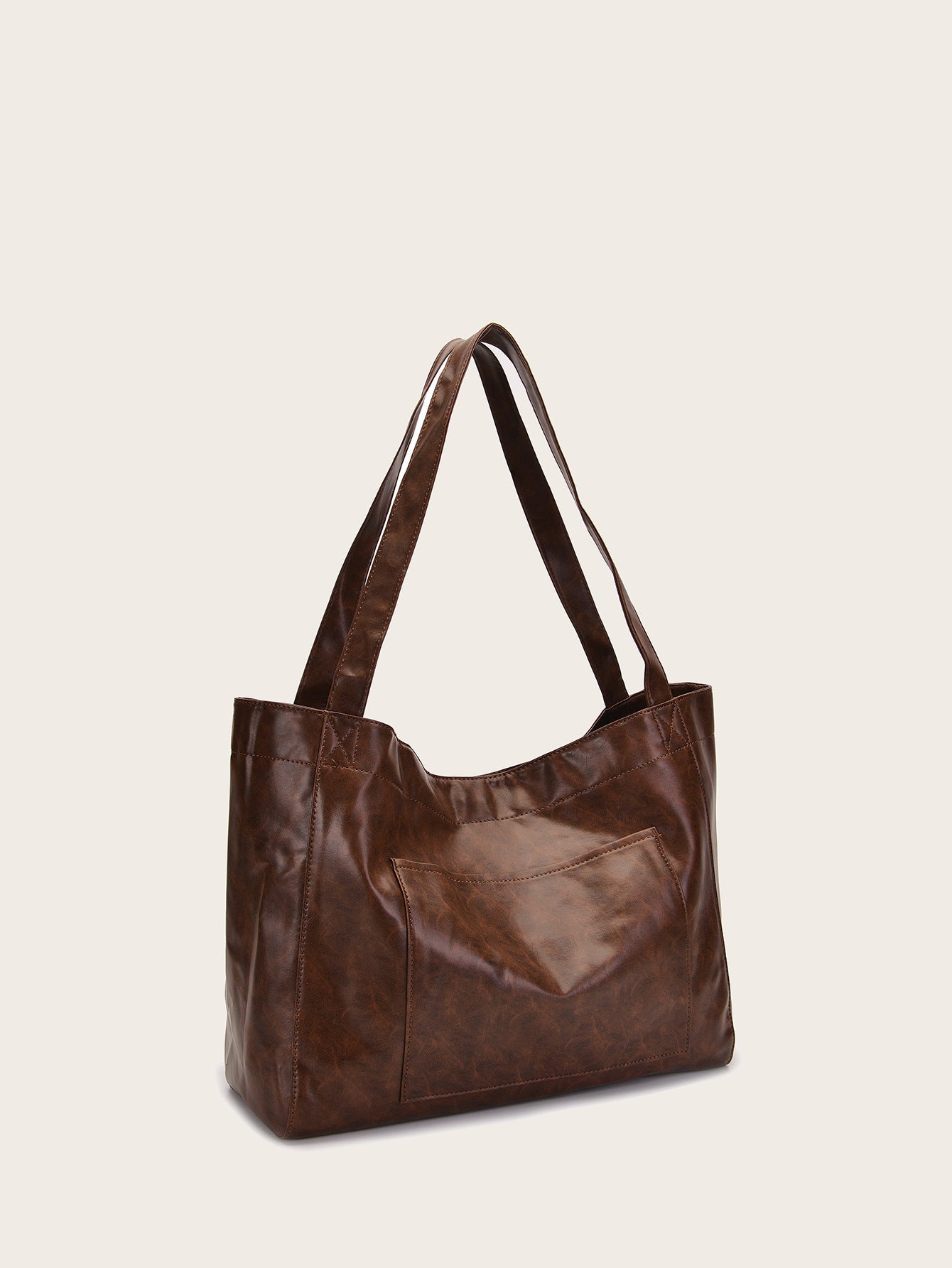 Aurelia – Vintage Red Leather Tote Bag