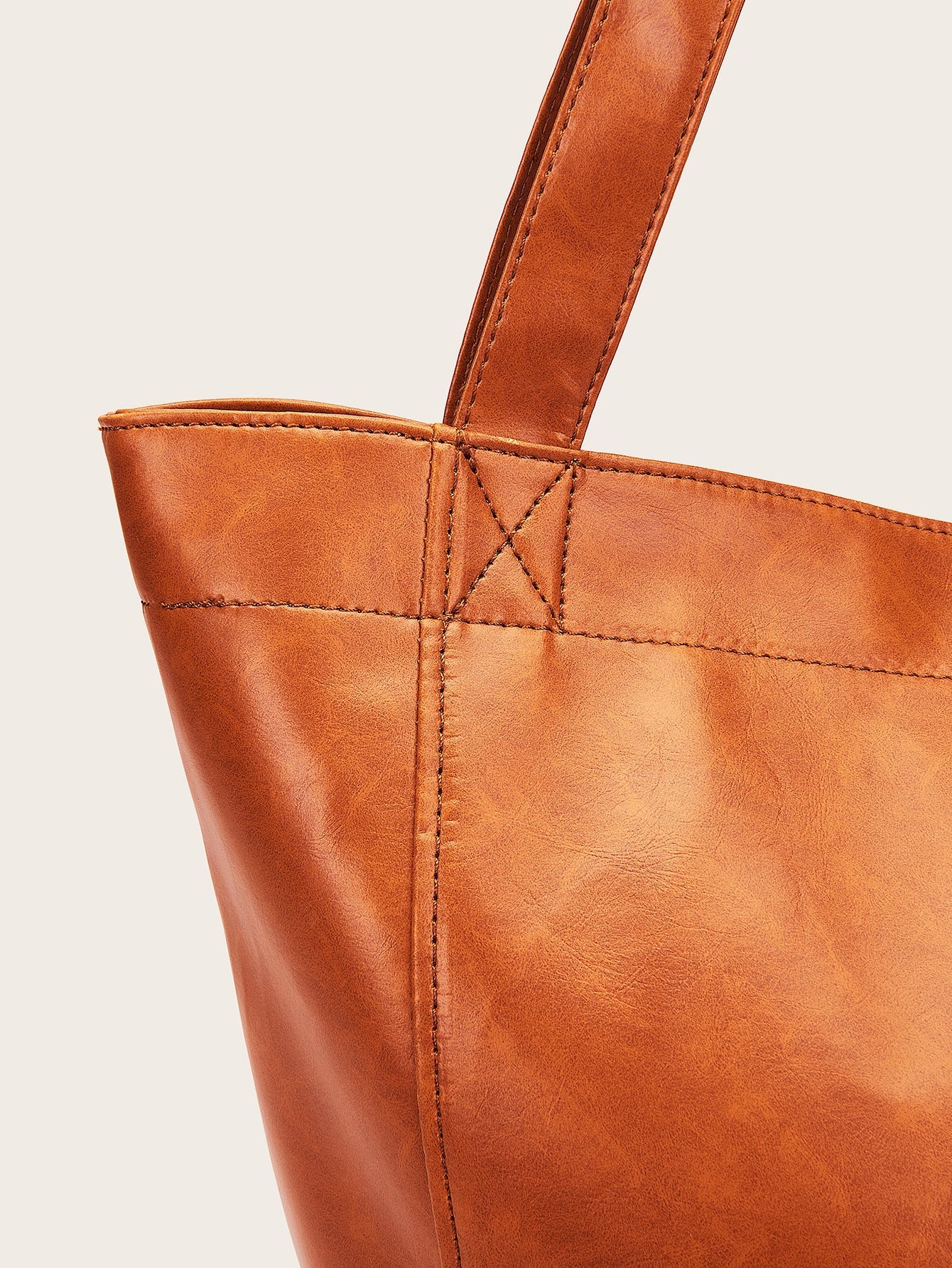 Aurelia – Vintage Red Leather Tote Bag