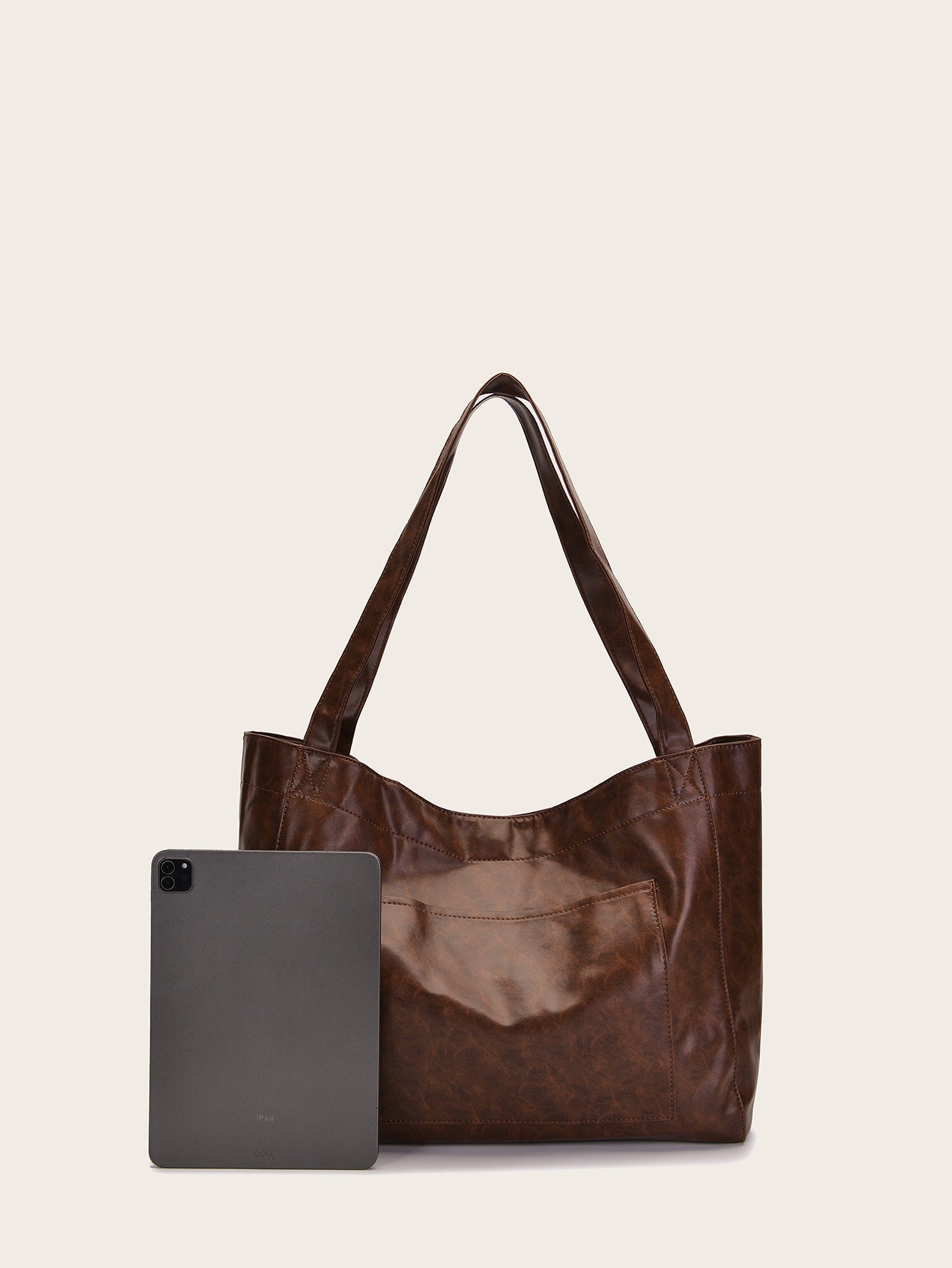 Aurelia – Vintage Red Leather Tote Bag